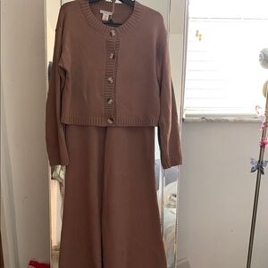 Sincerely Jules Brown Sweater Set